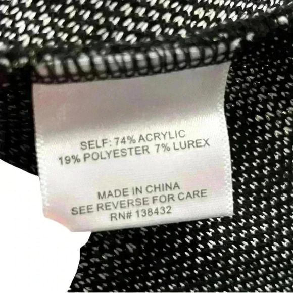 ModCloth Geometric Print Sleeveless Sweater Dress Black Gold Fit Flare Plaid Med - Picture 4 of 4